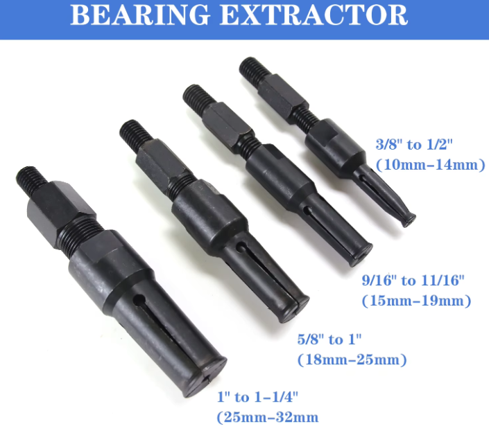 2026ZP Universal Five Piece Slide Hammer Bearing Puller for Blind Holes