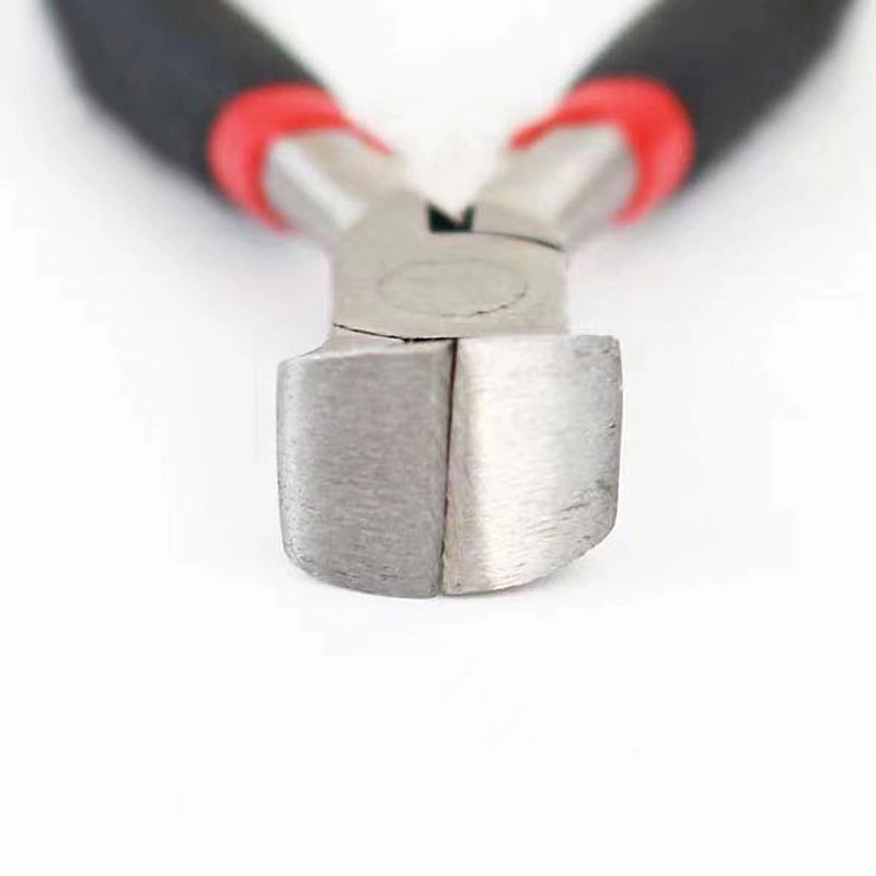 Iron Mini End Cutting Pliers with Plastic Handle for Zipper Repair and Installation (OEM)