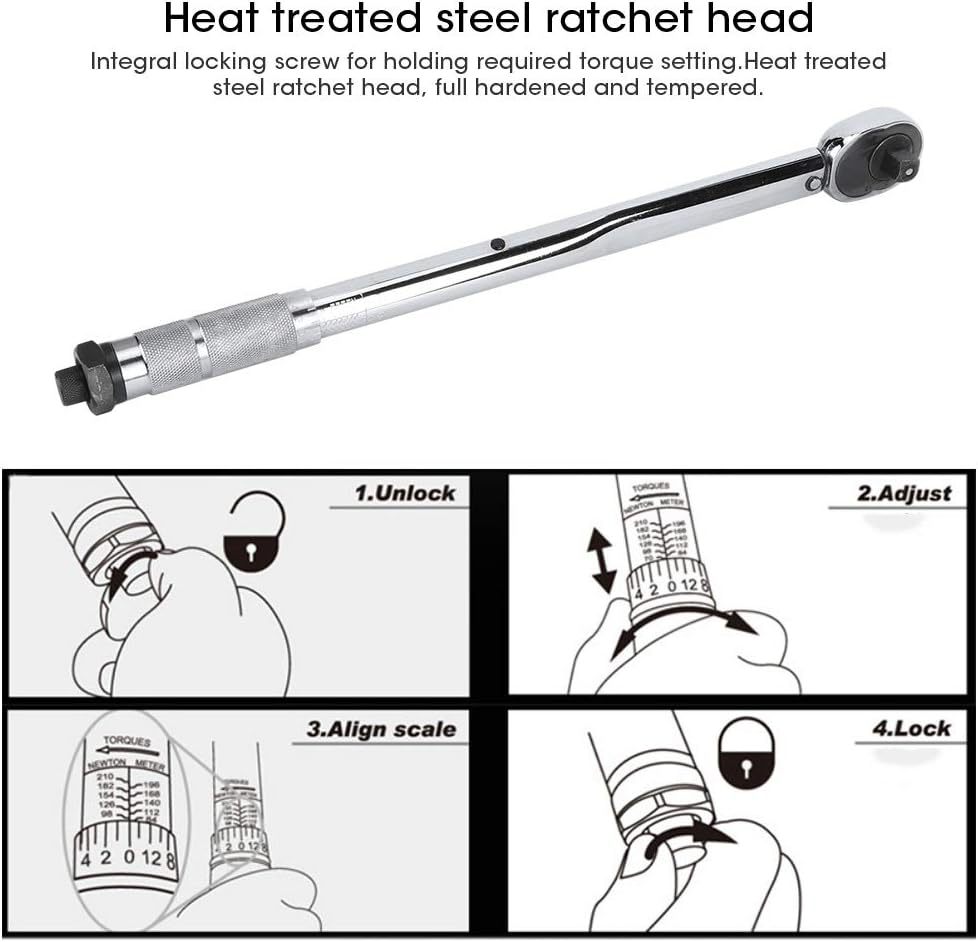 High Quality 1/4 3/8 1/2 Automotive Tool Adjustable Digital Torque Wrench Set With Display
