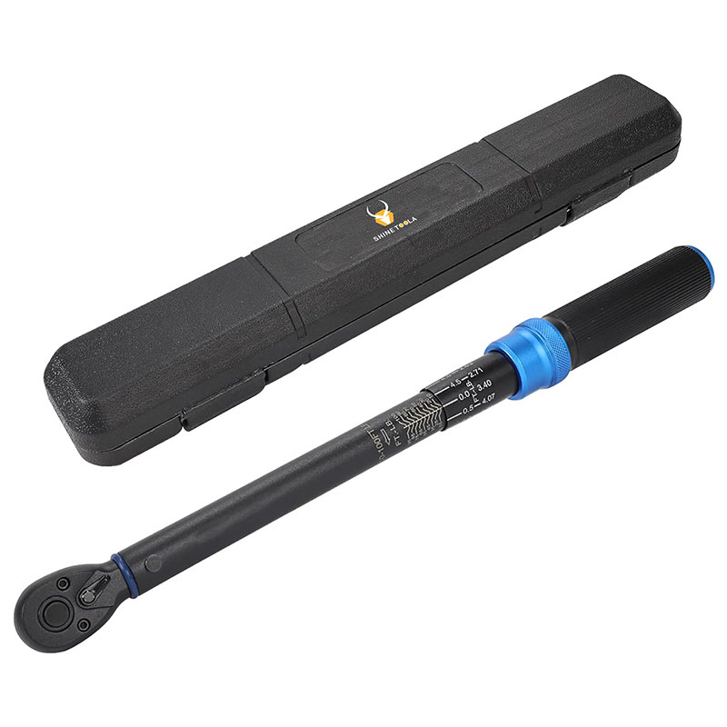 High Precision 60-330 N.M 1/2 Torque Wrench Preset Adjustable Hand Tools for Auto Repair Shop Vehicle Equipment Standard CE