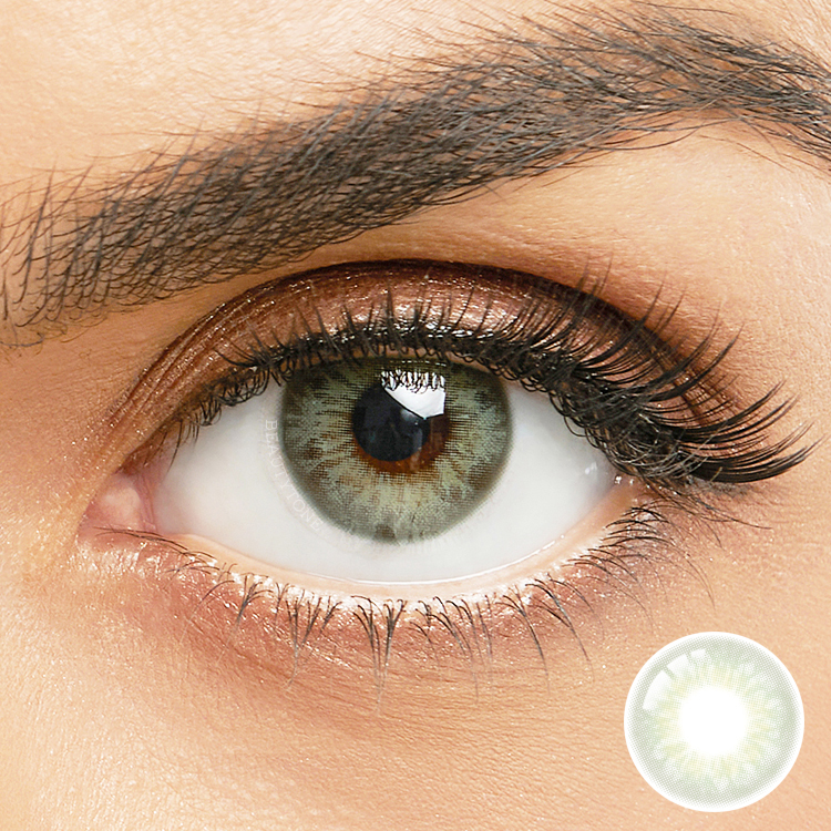 Fresh Style Natural Look Contact Lenses BeautyTone Mira Green Discount Eye Wear Non-prescription Light Coloured Contact Lens