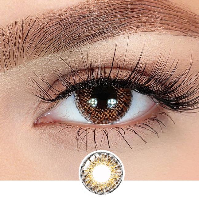 Fresh Brown Circle Contact Lens Soft Eye Contact Lenses Color Contact Lens Customised logo Eyewear