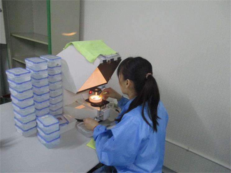Optical projection testing — automated inspection of contact lens power and geometry