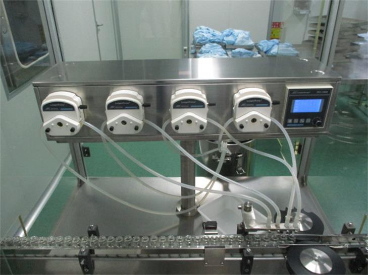 Liquid tank machine — automated saline solution filling system for contact lens blister packaging