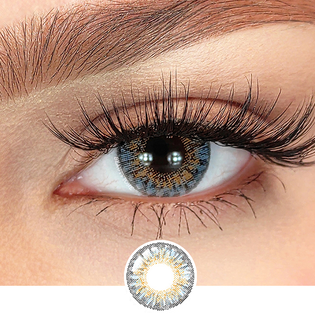 Fresh Gray Contact Lenses New Style Fashion Look Grey Colour Contact Lenses Women Lens Contacts