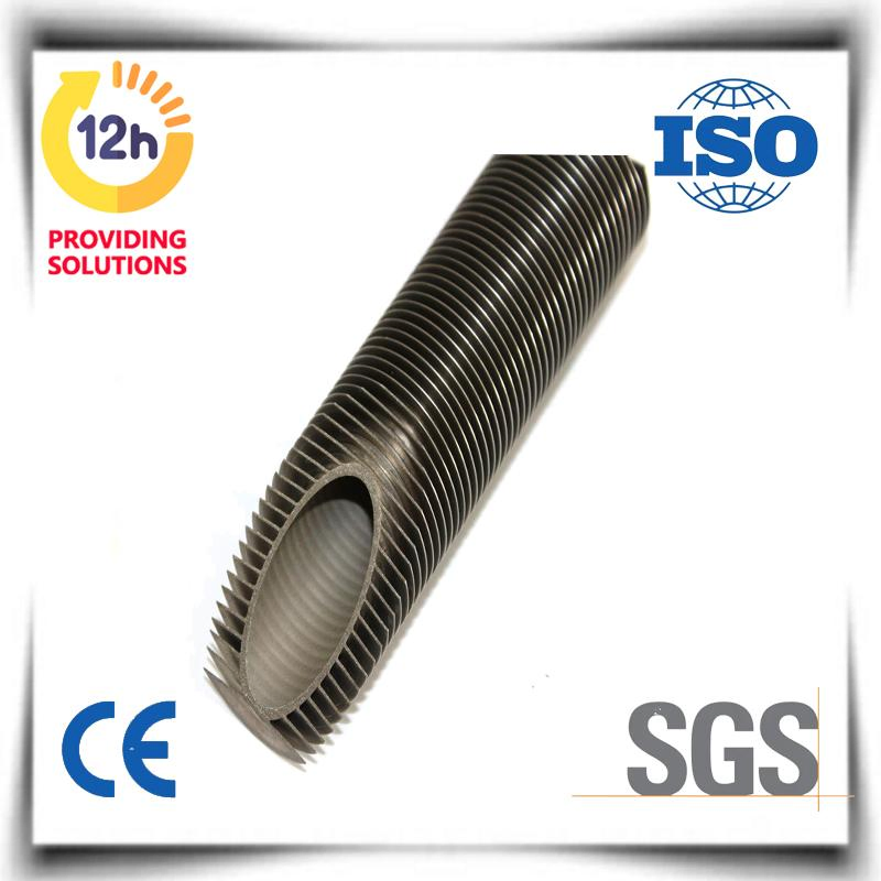 Tuberías de acero inoxidable con aletas en espiral soldadas de alta frecuencia, fábrica de tuberías de acero al carbono con aletas en espiral