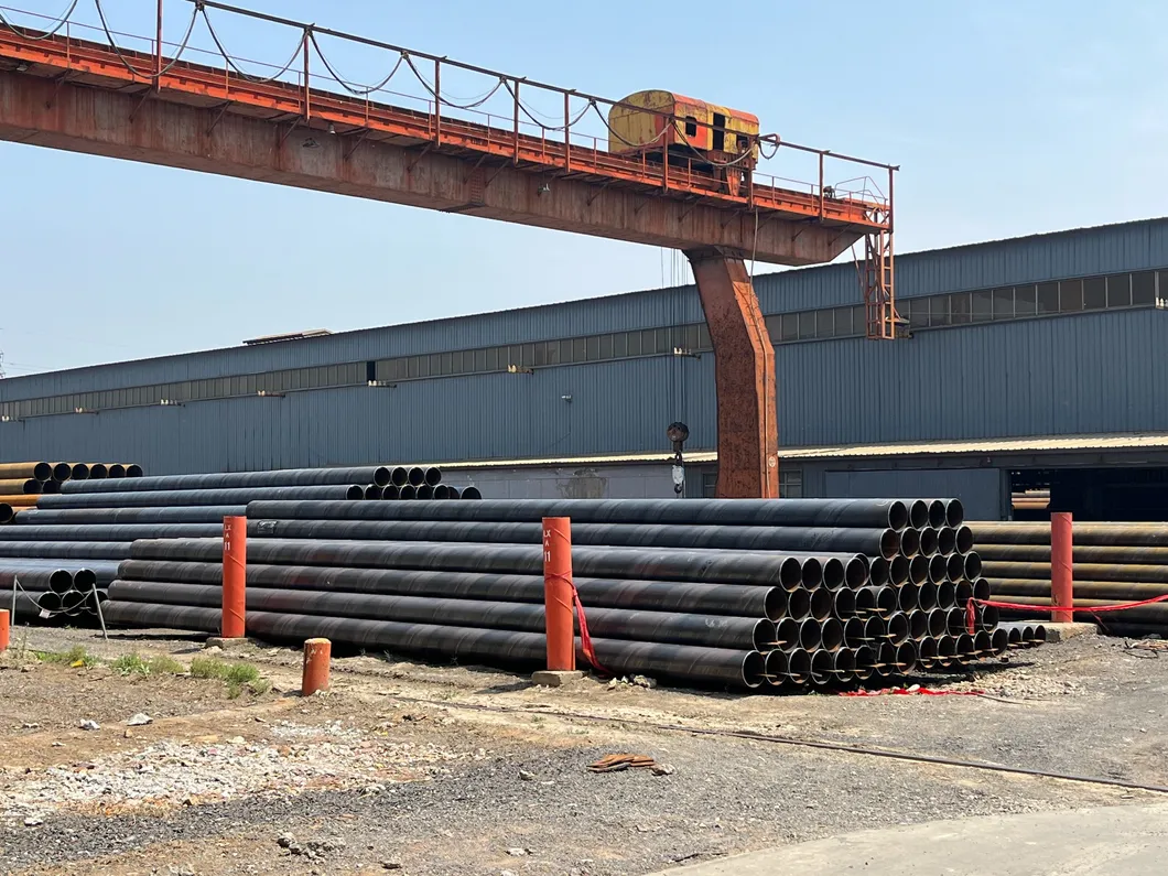Tubo SSAW de Concreto de Gran Diámetro para Petróleo y Gas, Tubo de Acero Soldado en Espiral