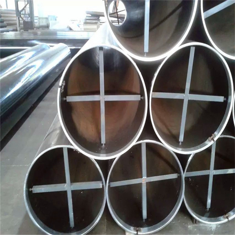 Tubo de acero redondo negro LSAW de alta calidad de fábrica en China, precio de tubo metálico galvanizado de China