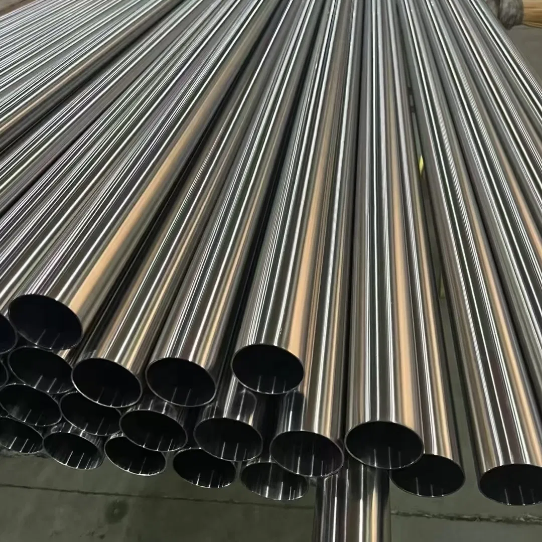 Tubería de Acero Inoxidable Inspeccionada por SGS 304 con Logo Impreso con Láser para Protección de Marca en Stock