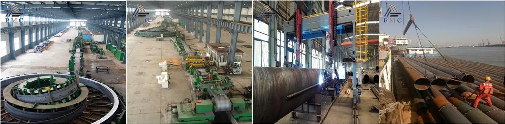 Fábrica ASTM A36 1000mm LSAW SSAW Gran Diámetro 3PE Anticorrosión API5l 5CT Petróleo y Gas para Tubo de Acero al Carbono Soldado en Espiral