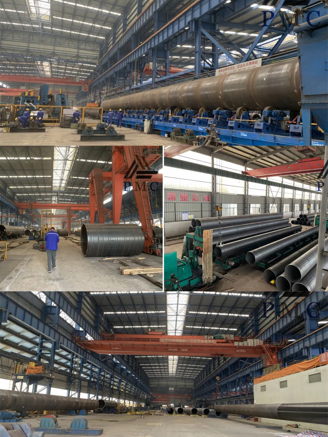 Línea de producción de tubos de acero