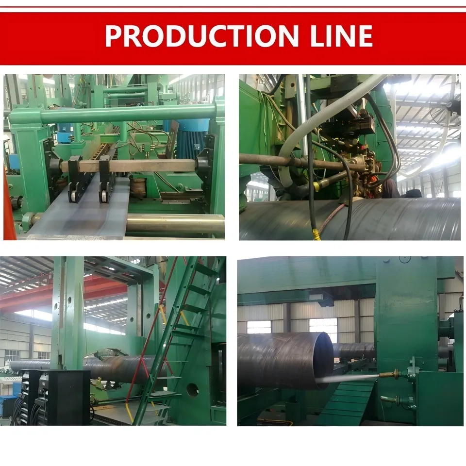 Instalaciones de fabricación y almacenamiento de tuberías de acero