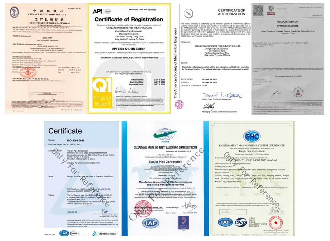 Certificado API Q1 CE ISO