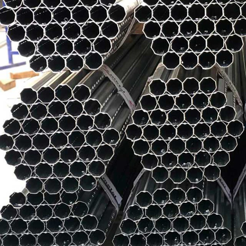 AISI 321 Tubo Octagonal de Acero Inoxidable Soldado por Arco Sumergido en Espiral (SSAW) Polaco