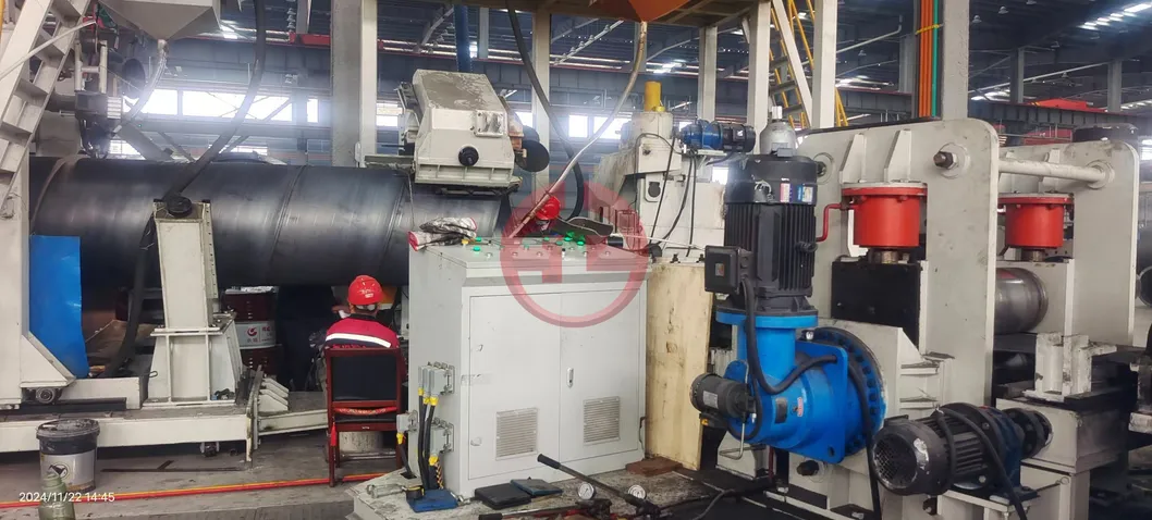 Máquina de fabricación de tuberías SSAW y proceso de producción