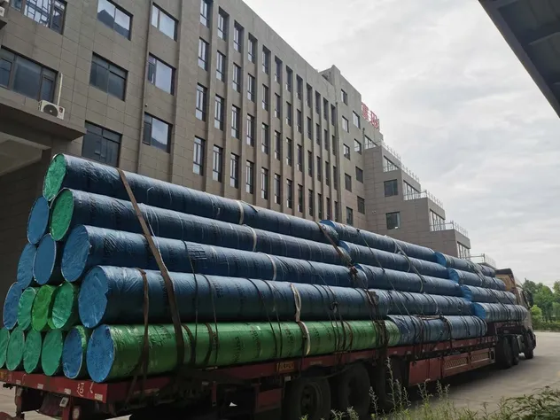 Tubería de acero inoxidable soldada super dúplex para la construcción naval, uso de grandes tubos LSAW