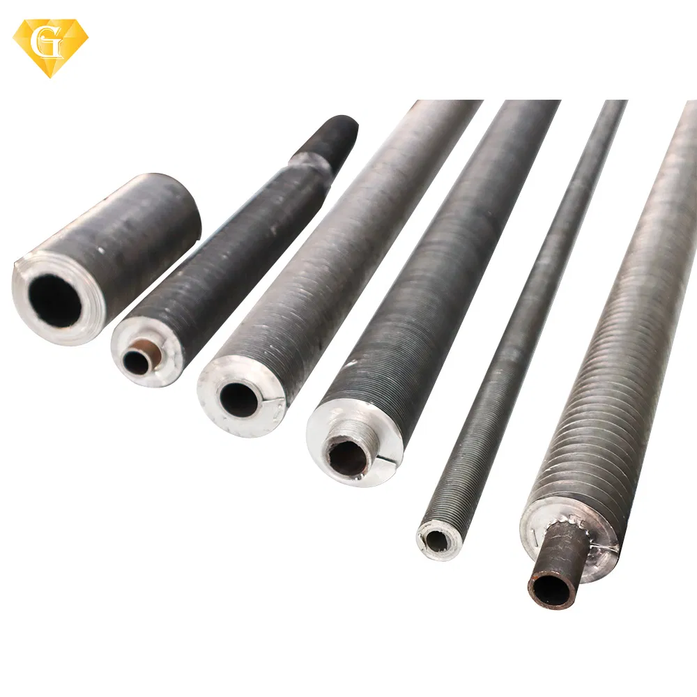 Modelo de tubo de aletas soldadas de alta frecuencia de aluminio para intercambiadores de calor
