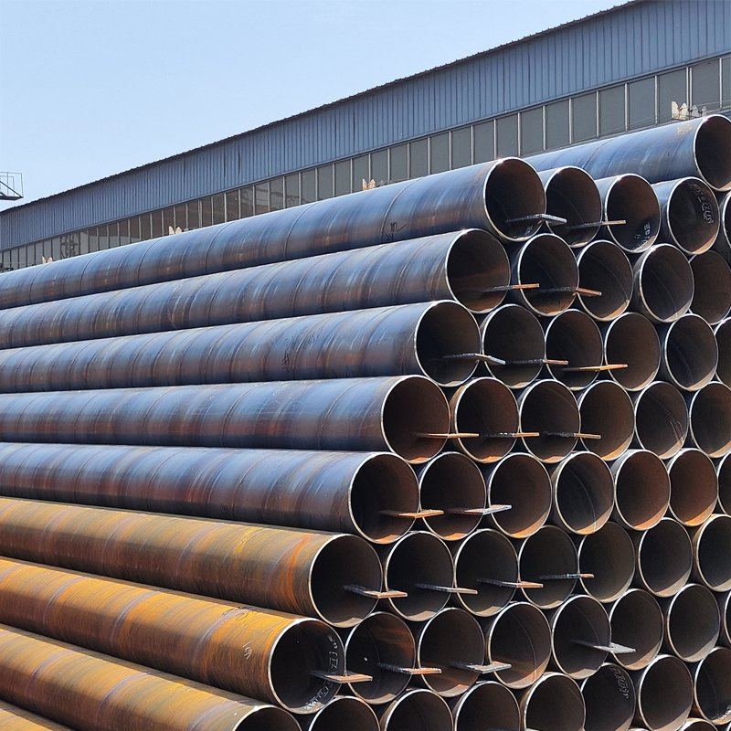 Fábrica de tuberías de acero al carbono soldadas SSAW LSAW para petróleo y gas 1200mm diámetro de tubería de acero al carbono