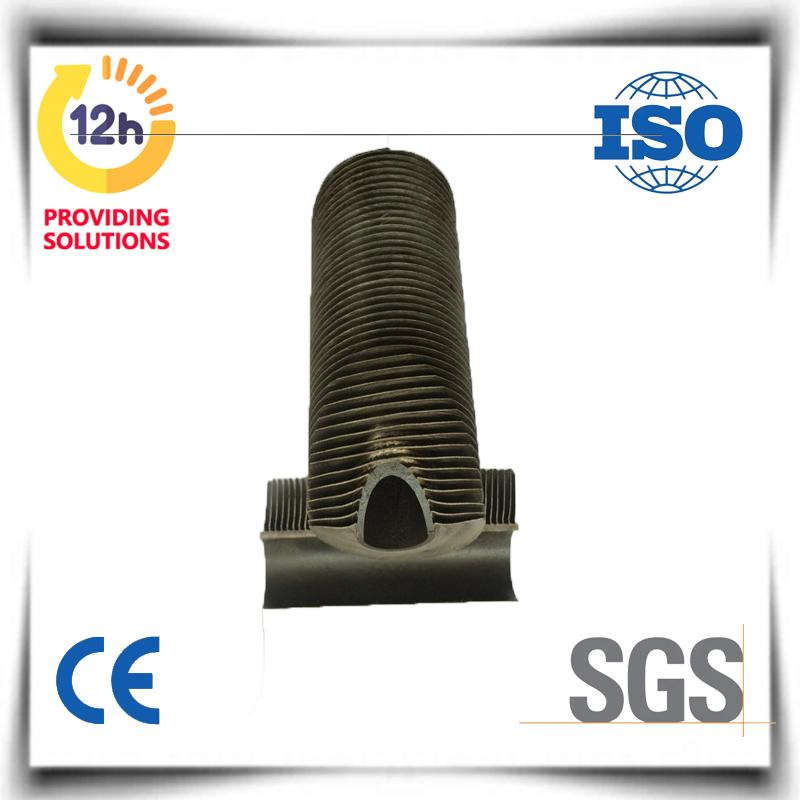 Tuberías de acero inoxidable con aletas en espiral soldadas de alta frecuencia, fábrica de tuberías de acero al carbono con aletas en espiral