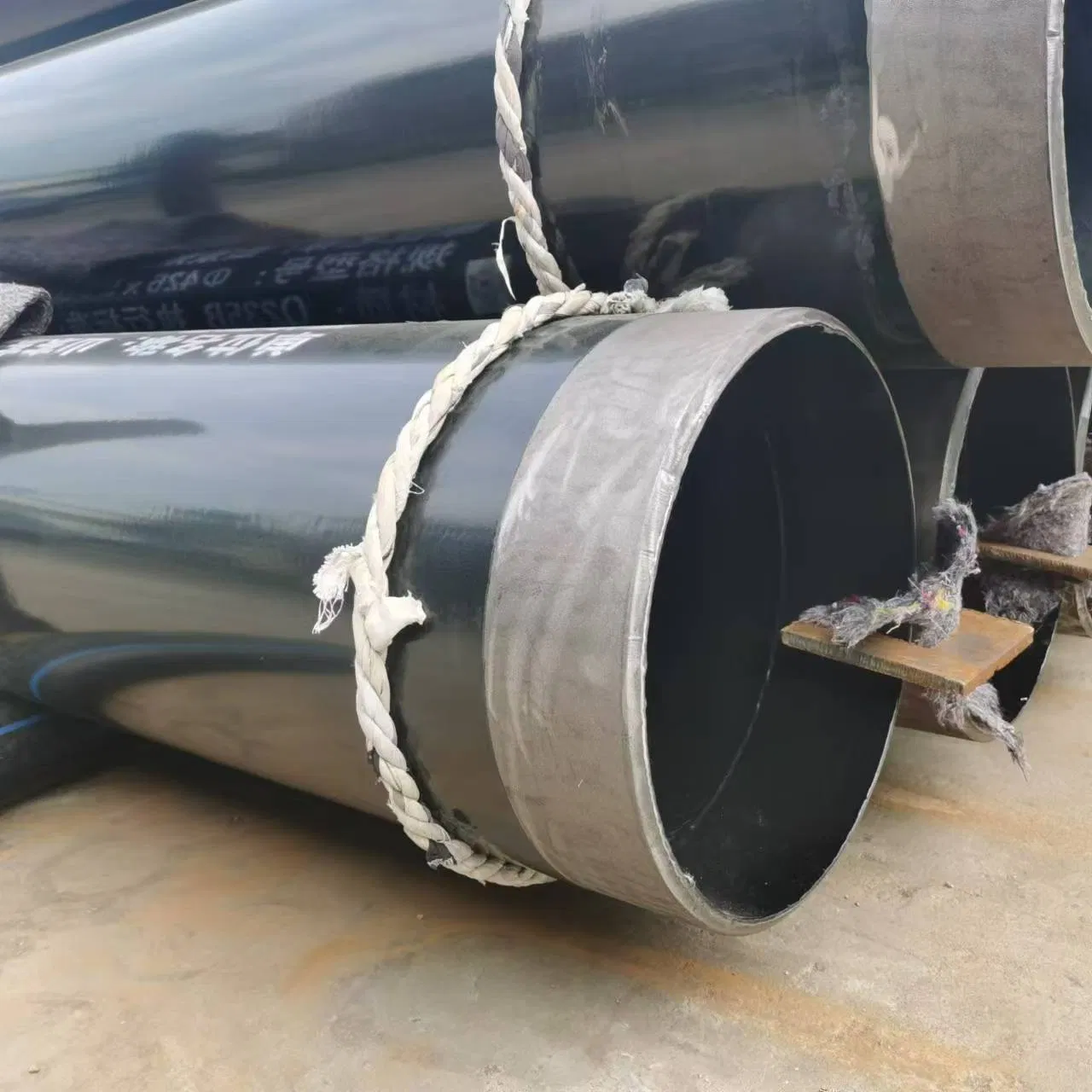 Tubería de acero al carbono soldada por arco sumergido doble (DSAW) para uso industrial y municipal