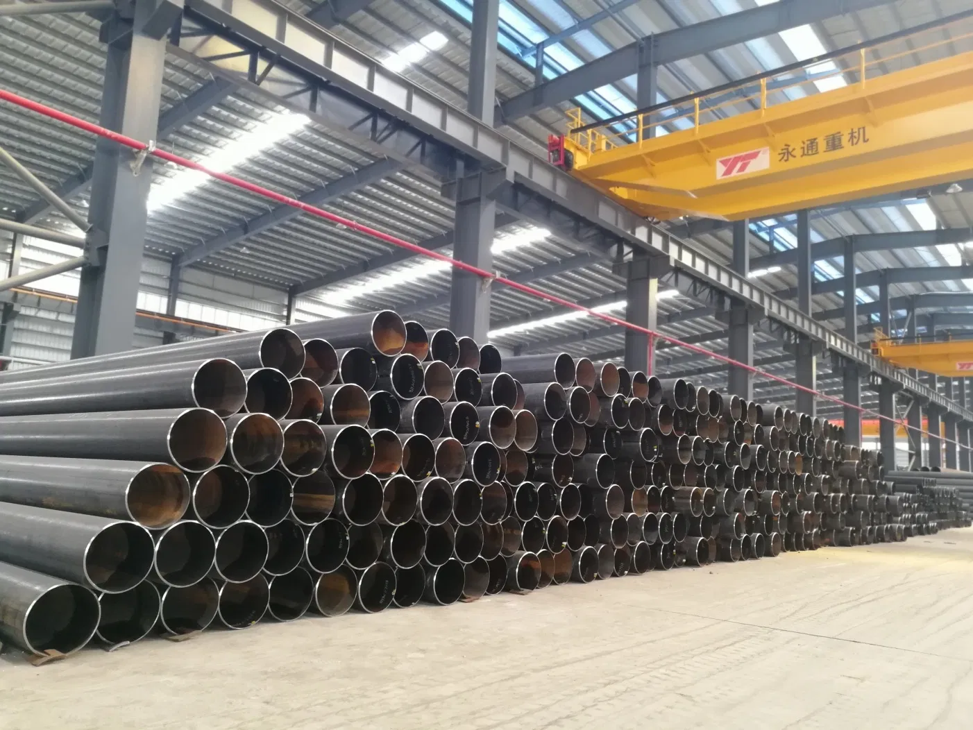 Precio de fábrica tubo Hfw de costura longitudinal resistente y robusto para el transporte de fluidos
