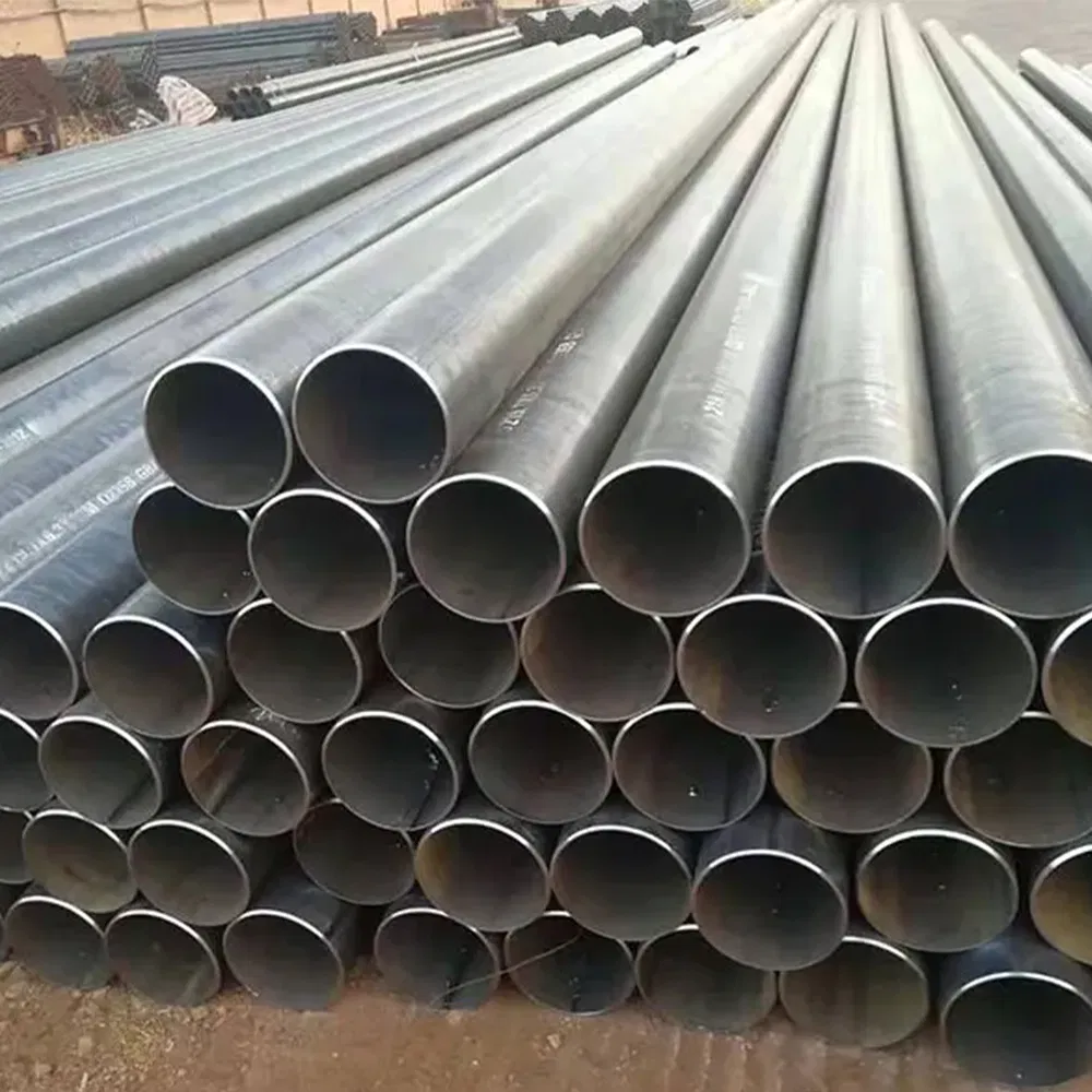 Tuberías de acero ERW Gr. B de alta calidad ASTM A53 para construcción