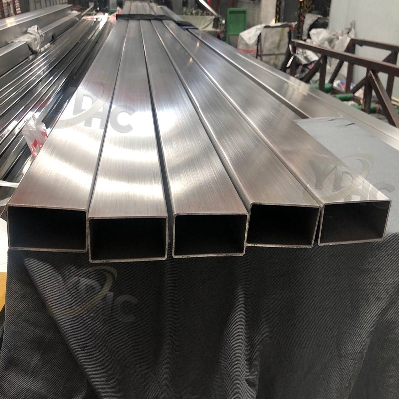 Sch 10s 40s 80s Tubo Cuadrado de Acero Inoxidable ASTM A312 304 316L Sin Costura de Pared Gruesa Sección Cuadrada Industrial