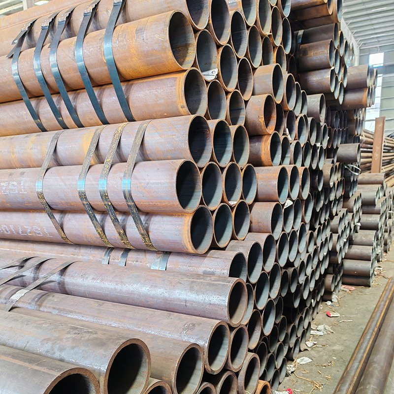 Q235B/Q345b Tubo de acero al carbono sin costura para maquinaria de ingeniería