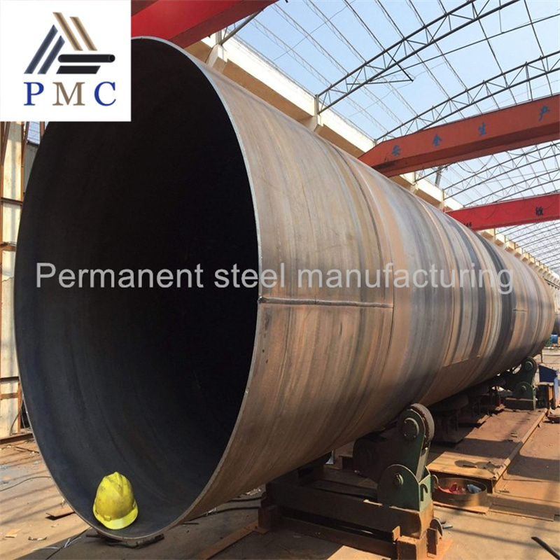Tubería de acero de línea LSAW soldada por arco sumergido longitudinal SSAW/ERW X70 X52 X60 X42 Psl2 Psl1&Psl2