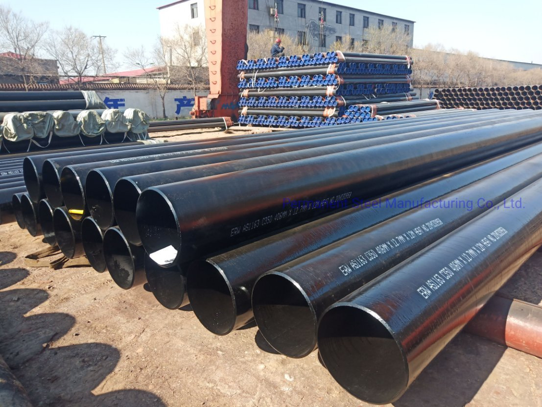 Tubería de acero ERW/Hfw/Hfi con API 5L/Sans719/AS/NZS1163 Gr. B C350 Fábrica