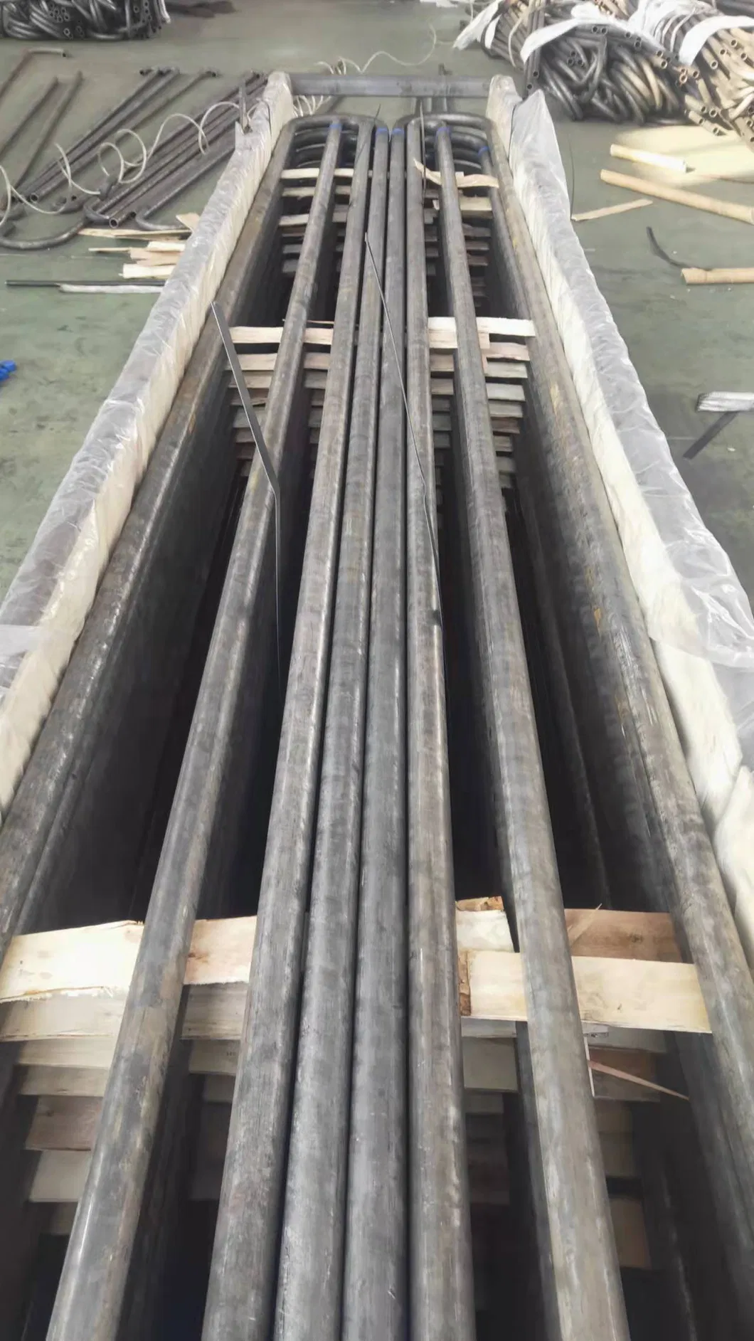 Tubo de aletas extruido en espiral soldado de alta frecuencia ASTM A179