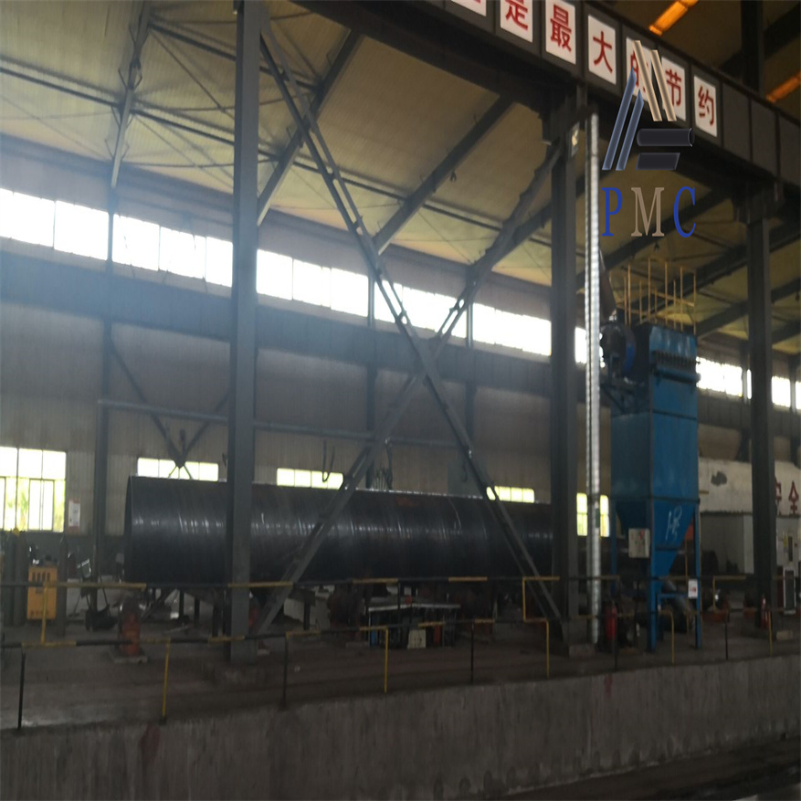 Tubería de acero espiral soldada por arco sumergido de gran diámetro para construcción de pilotes