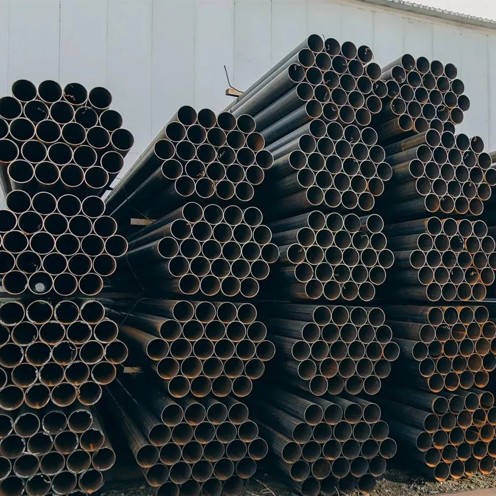 Tubería de acero carbono ERW negra de alta calidad ASTM A53 Schedule 40