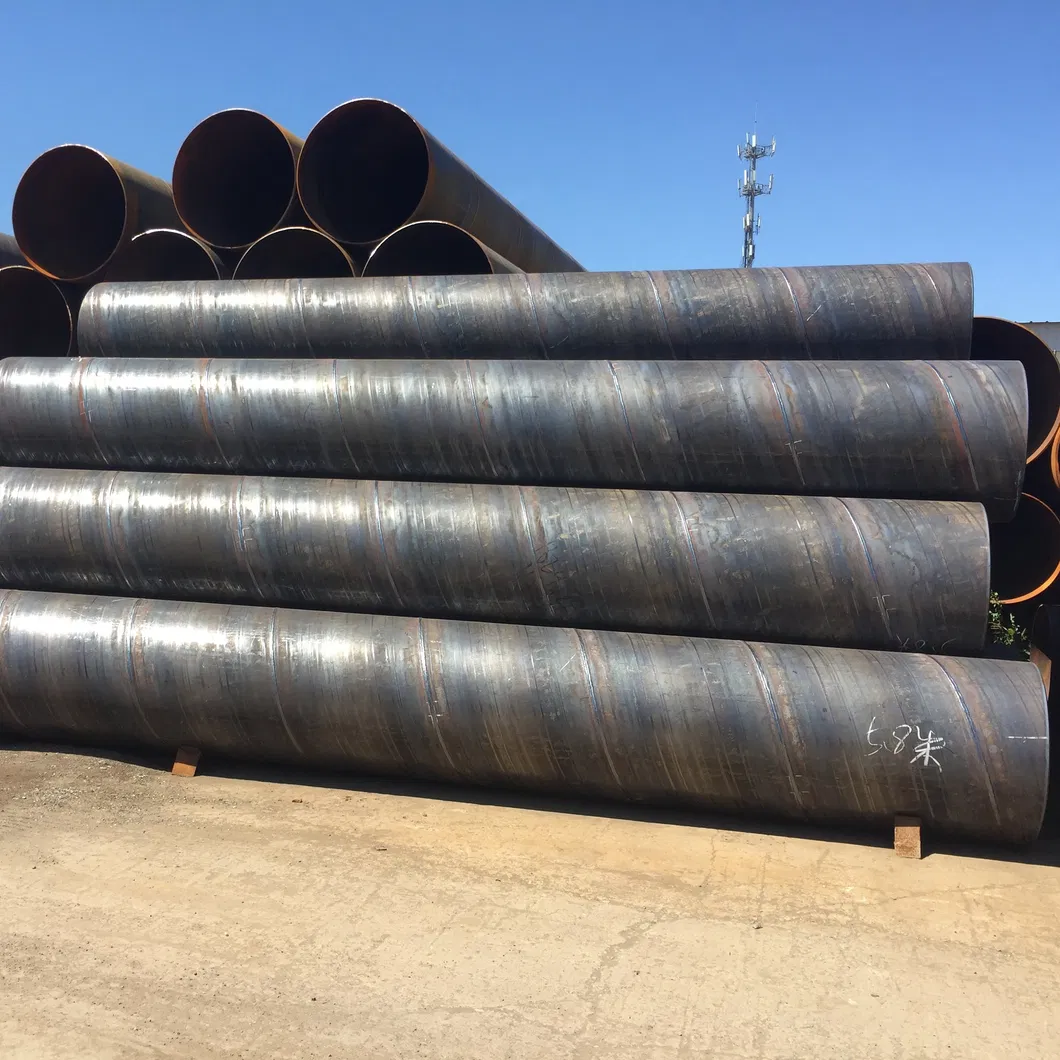 Venta Directa de Fábrica Tubería de Acero SSAW / LSAW Doble Capa Recubierta de FBE Anticorrosión para Transporte de Agua