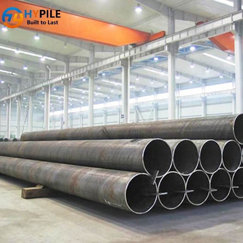 Tubería espiral soldada por arco sumergido doble hipile para construcción en el campo petrolero