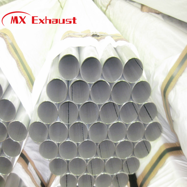 ASTM A463/JIS G3314/En10346 SA1d Tubo de Silenciador de Escape Recto Redondo de Aluminio Aluminizado Soldado Hfw/ERW 1/2"-5"