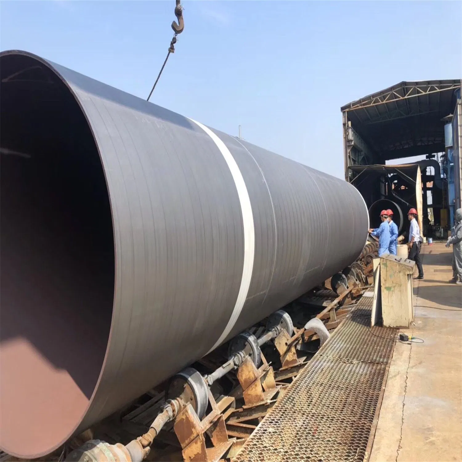 Tubería de acero LSAW Jcoe con superficie anticorrosión Fbe/ 3lpe Ect para la construcción de tuberías submarinas
