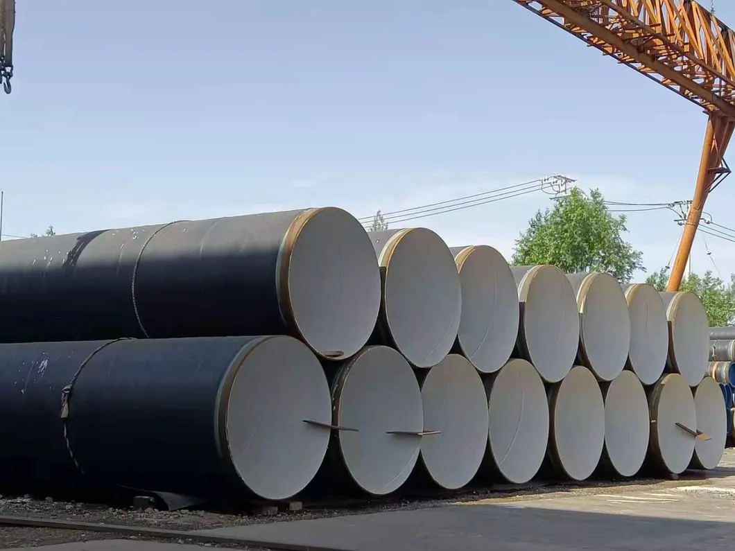 Tubería de acero soldada en espiral SSAW ERW LSAW de gran diámetro API5L X42 X52 X56 X60 X70