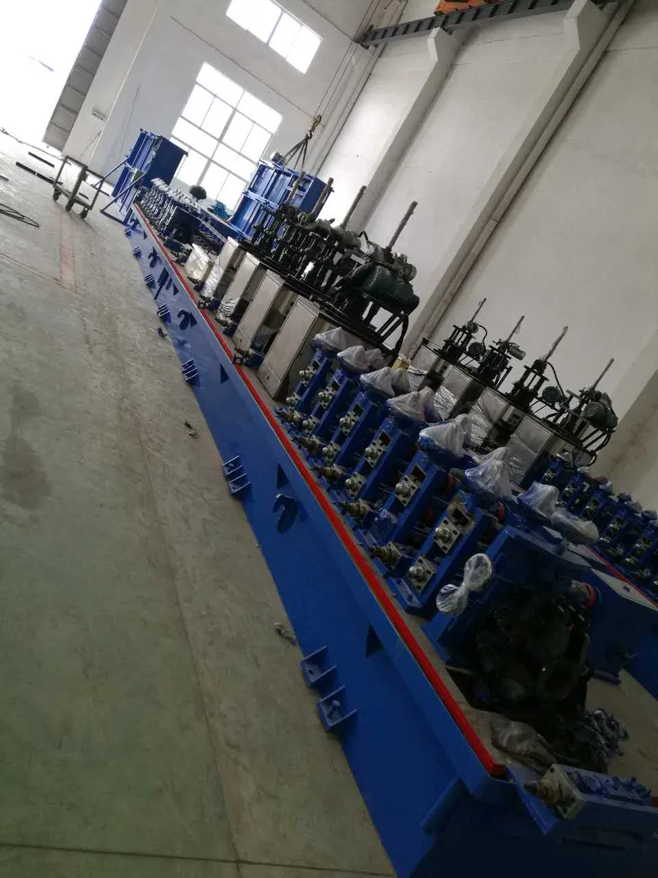 Foshan Yongjian 140 Molino de tubos Molino de laminación de tubos de acero rectangular