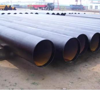 Proveedor de fábrica de China ASTM A139 ASTM A252 Tubería de acero soldada LSAW estructural redonda para construcción marina