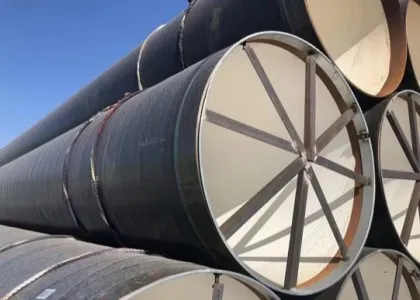 Tubo de acero SSAW - Tubo soldado por arco sumergido en espiral para la transmisión de agua / petróleo / gas