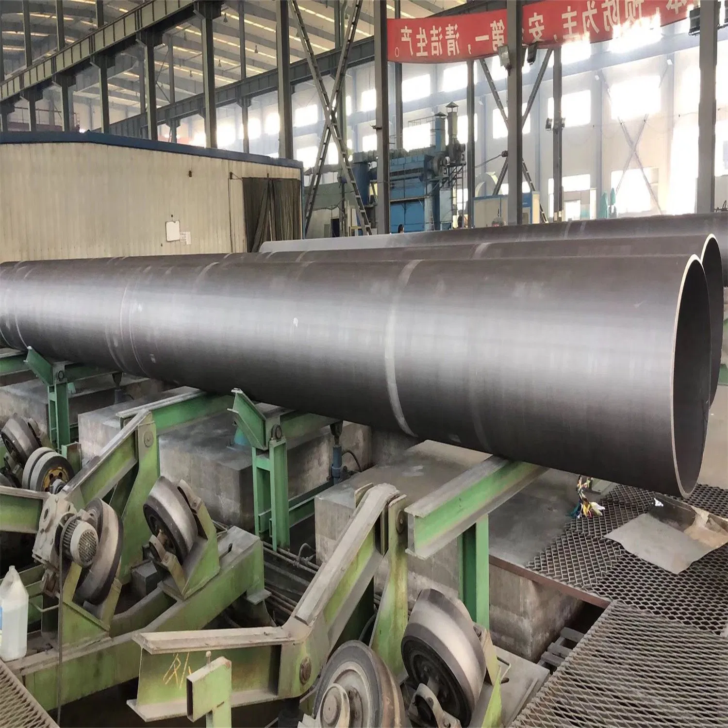 Tubería de acero LSAW Jcoe con superficie anticorrosión Fbe/ 3lpe Ect para la construcción de tuberías submarinas