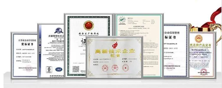 Certificados de calidad CE e ISO