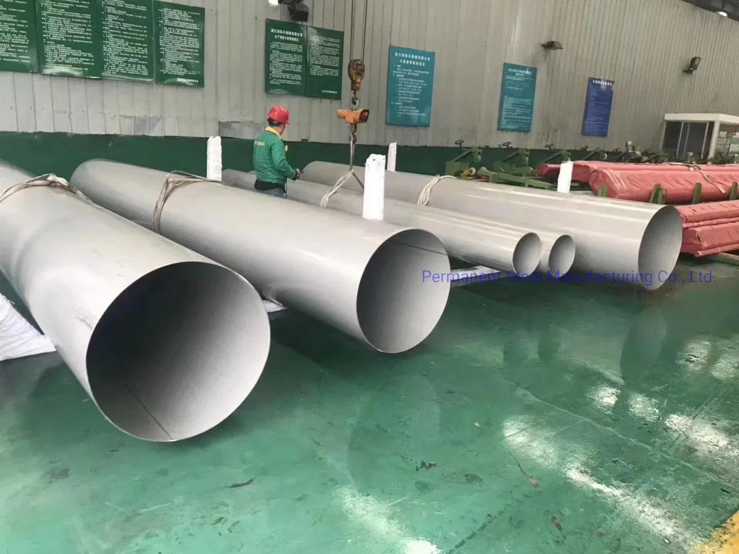 Tuberías de condensador de acero austenítico sin recocido soldadas por inducción de alta frecuencia ASTM A851 / ASME SA851