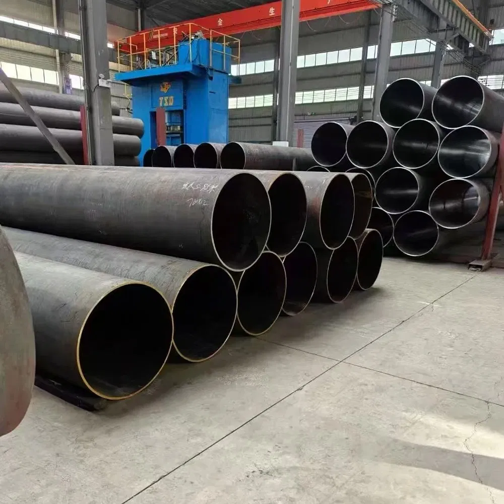 Tubería de acero carbono ERW negra de alta calidad ASTM A53 Schedule 40