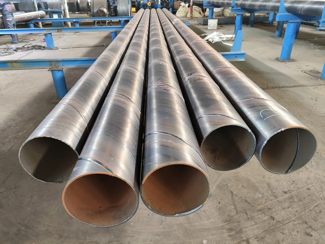 Tubo SSAW de Concreto de Gran Diámetro para Petróleo y Gas, Tubo de Acero Soldado en Espiral