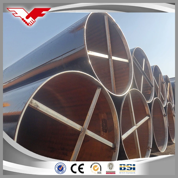 Acero al Carbono S275jr S355joh S355j2h Tubos de Línea Soldados por Arco de Doble Costura Jcoe Sawl Dsaw para Pilas Tubulares
