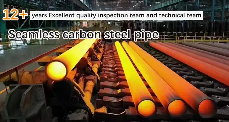 Q235B/Q345b Tubo de acero al carbono sin costura para maquinaria de ingeniería