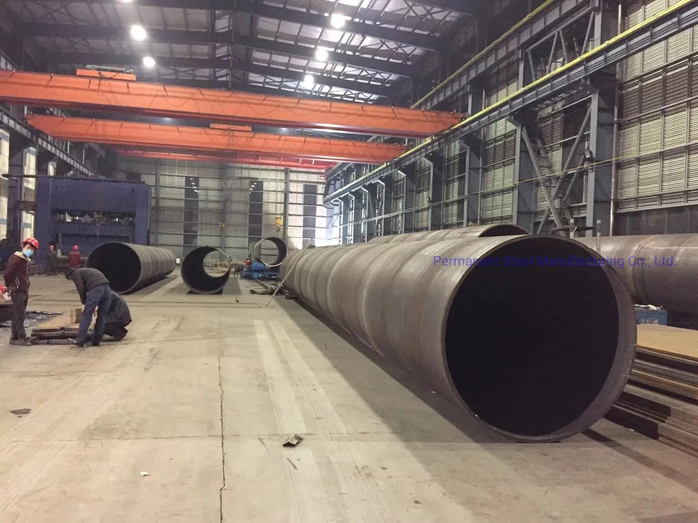 API de fábrica X42 X46 X56 X80 Tubo de acero LSAW Tubo soldado por arco sumergido longitudinal