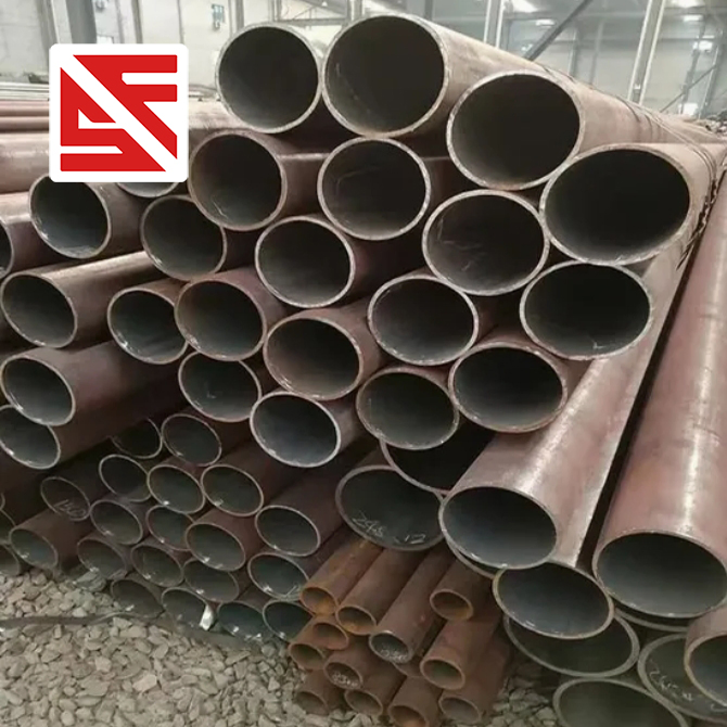 Tubería redonda de acero sin costura personalizada al por mayor, tubería de acero al carbono soldada longitudinalmente
